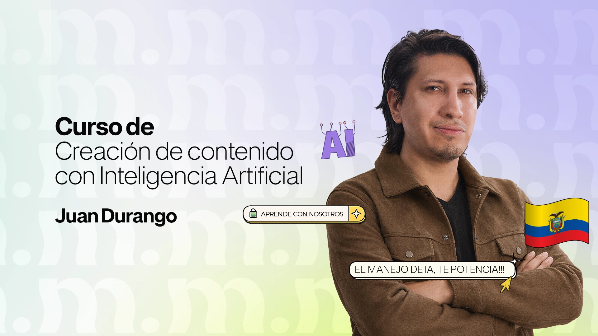 Portada del Curso de Creación de Contenido con Inteligencia Artificial