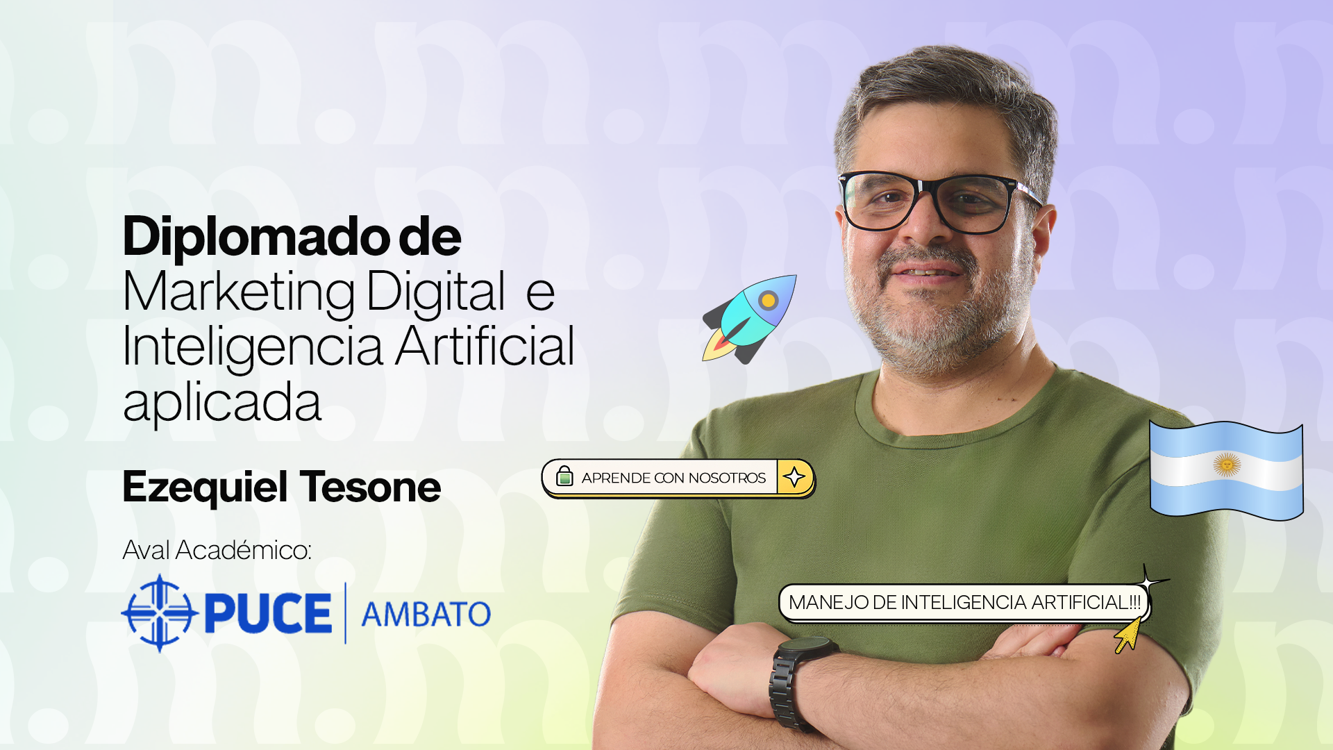 Portada del Diplomado en Marketing Digital e Inteligencia Artificial Aplicada